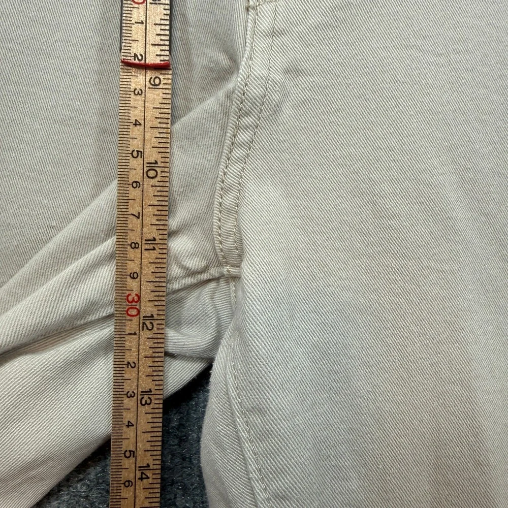 Levis 505 Pants Jeans Mens 32x32 Beige Tan Stretch Classic Denim Pants Casual